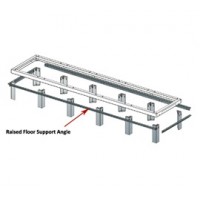 PAIR RAISED-FLOOR SUPPORT ANGLES, FOR USE WITH RIB-5-BGR-27/32/38